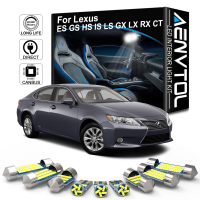 AENVTOL ภายในไฟ LED Canbus สำหรับ Lexus ES GS HS IS LS GX LX RX CT 300 300H 330 350 400 400H 450 450H 460 470 570อุปกรณ์เสริม