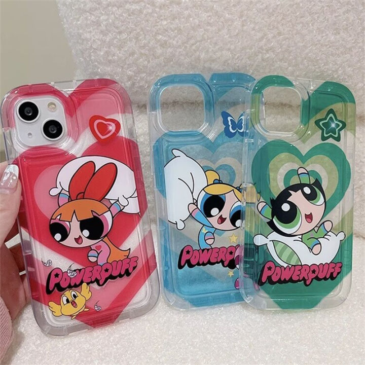 เคสสำหรับ-vivo-y11-y12-y15-y17-y20-y30-y12s-y20s-y32-y21-2021-y78บวก-s16-s15-s12-s16e-v23-v25-pro-5g-เคสโทรศัพท์-tpu-อ่อนลายการ์ตูนแอร์คุชชั่น-powerพัฟสาวๆใสสีลูกอมน่ารัก