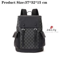 TOP☆SD Men Backpack Artificial Leather Large Capacity Backpack Fashion Leisure Travel Bag K4945