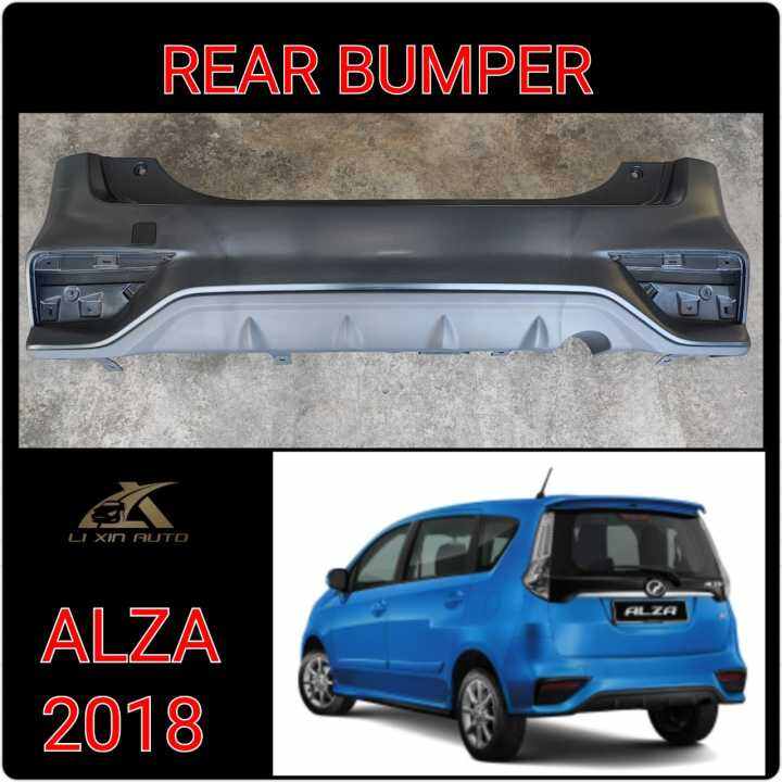 PERODUA ALZA,ALZA SE 2018 REAR BUMPER BELAKANG BUMPER KERETA Lazada