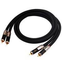 YYAUDIO Hi-end Audio 2 RCA Cable Male to Male Multimedia DVD Interconnect top quality Occ Dual RCA to Dual RCA Cable 1m 2m