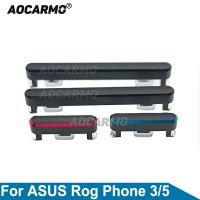 Aocarmo ASUS ROG โทรศัพท์5 3 ROG3 ZS661KS ZS673KS เพาเวอร์ ROG5และอะไหล่กุญแจปุ่มปรับระดับเสียงด้านข้าง