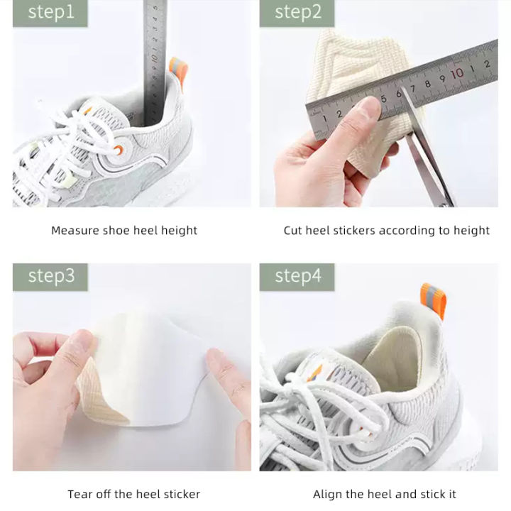 insoles-แพทช์แผ่นส้นสำหรับรองเท้ากีฬาปรับขนาด-antiwear-ฟุต-pad-เบาะแทรกพื้นรองเท้าส้นป้องกันกลับสติ๊กเกอร์