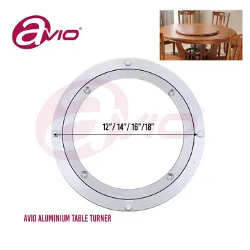 Turntable Dining Table, Turner Lazy Susan Dining Table