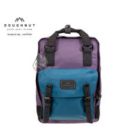 DOUGHNUT BAG : MACAROON CLASSIC GAMESCAPE SERIES : PURPLE PANSY X DARK TEAL  (กระเป๋าเป้โดนัท น้ำหนักเบา สามารถกันน้ำได้) ( รหัสสินค้า 09255 )