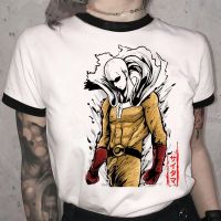 ข้อเสนอพิเศษ One Punch Man พิมพ์ T เสื้อ Saitama Sensei การ์ตูน Graphic Tshirt ผู้ชาย Harajuku Streetwear เสื้อยืด Unisex Tees ชายS-5XL