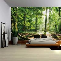 Tapestry Wall Background Forest Plant Landscapee Bedroom Decoration Hanging Cloth