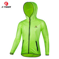 X-TIGER Waterproof Cycling Jacket Long Sleeve Reflective Bicycle Rain Jacket Outdoor Sports Windproof Breathable Cycle Raincoat