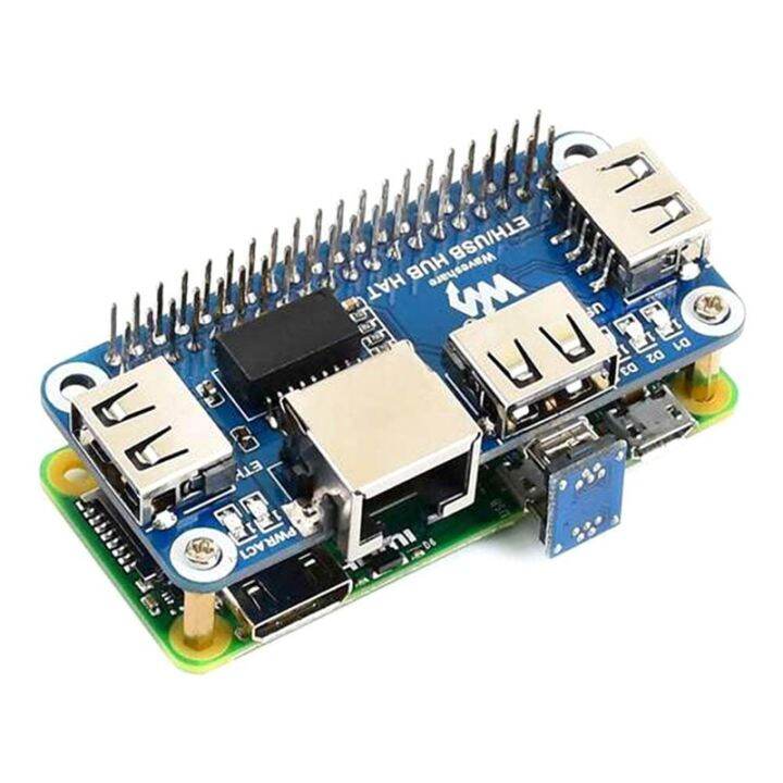 5v-rj45-ethernet-usb-hub-module-hat-expansion-board-shield-starter-kit-replacement-for-rpi-raspberry-pi-zero-w-wh-2w-2-3b-plus