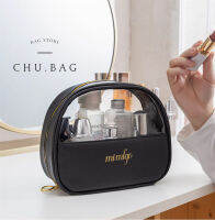 chu.bag กระเป๋าเครื่องสำอาง ทรงกลม พับเก็บได้ มี 2ขนาด ใหญ่ กลาง