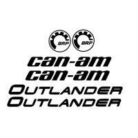 [Hot K] สติกเกอร์ติดรถแบบคลาสสิกสำหรับทีม CAN-AM Outlander โลโก้ Maverick รูปลอกไวนิลกันน้ำบรูสติกเกอร์รูปลอกตราสัญลักษณ์30Cm * 20Cm