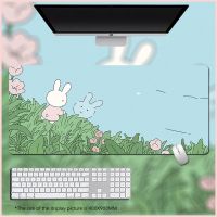 Green Mouse Mat Gamer Pad Extra Girly Mousemat Large Mouse Pads Kawaii Desk Accessories Mousepad XXL Surface for Computer Mouse