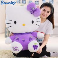 ใหม่ตุ๊กตา Kawaii Sanrio Kitty รูปอะนิเมะ Hiasan Kamar ตุ๊กตาน่ารักยัดนุ่นวันเกิดของเด็กผู้หญิง