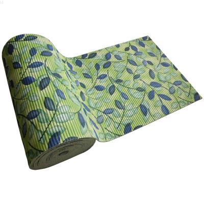 Kitchen mat Bathroom waterproof mat With suction cup Plastic carpet pvc waterproof Wooden floor protection mat green leaves rug