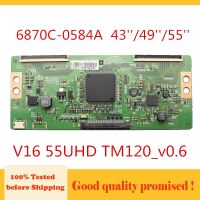 6870C-0584A บอร์ด Tcon สำหรับทีวี43 /49/55 TM120_V0.6 55UHD V16สำหรับทีวีการ์ด T-Con ดั้งเดิม6870C 0584A T-Con