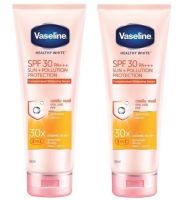 Vaseline วาสลีน เฮลธี้ ไวท์ ซัน+โพลูชั่น โพรเทคชั่น เซรั่ม เอสพีเอฟ30 พีเอ+++ 180 มล. x 2 หลอด