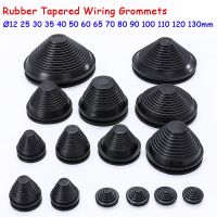 【DT】hot！ Rubber Tapered Wiring Grommets Gasket Inlet Outlet Plate Cable Protector Ø12 25 30 35 40 50 60 65 70 80 130mm