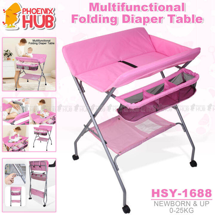 Phoenix Hub MFDT Newborn Baby Kids Foldable Diapers Changing Table