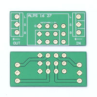 โพเทนชิโอมิเตอร์ชุบสารพัดประโยชน์ชั้นสำหรับ ALPS 16 Type 27 PCB บอร์ดว่าง48*22.5มม. ชุบสองด้านคู่ PCB