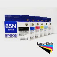 EPSON 85N  สีดำ/ฟ้า/ชมพู/เหลือง/ฟ้าอ่อน/ชมพูอ่อน (ของแท้รับประกันศูนย์) For Epson Stulus Photo 1390 / T60 #หมึกปริ้น  #หมึกสี  #หมึกปริ้นเตอร์