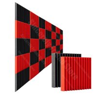 12Pcs 30x30x2.5cm Acoustic Foam Soundproofing Studio Wedge Tiles Sound Proof Wall Panels Sound Insulation Absorption Sponges
