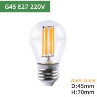 Edison (K)= E27 220V G45เทียน/A60/ST64/G95หลอดไฟแอลอีดี LED ย้อนยุค Lampada หลอดไฟโบราณหลอดไฟหลอดไฟ E14