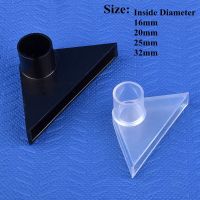 1 5pcs I.D 16 32mm Transparent/Black Aquarium Fish Tank Pump Duckbill Water Outlet Triangle Duckbilled Return Pipe Fittings