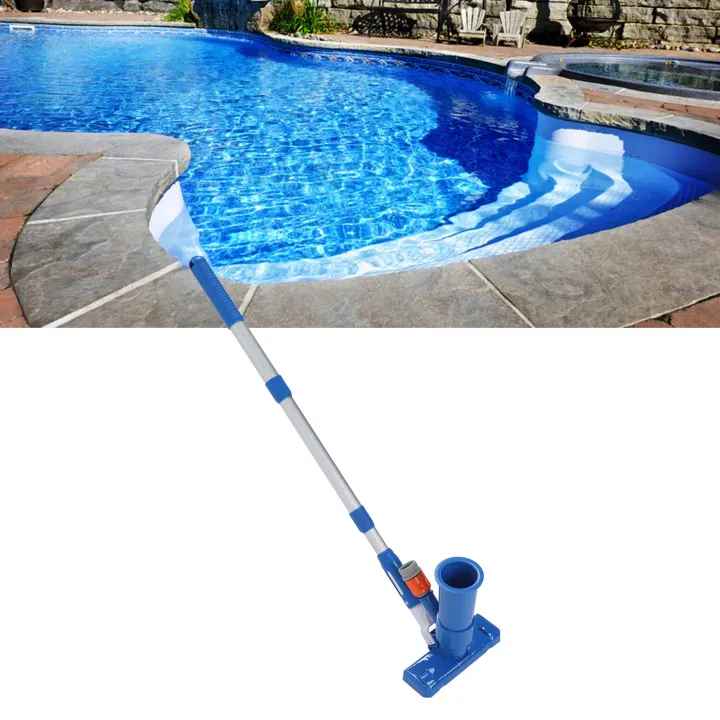 Pool Vacuum Jet,ใช้งานง่ายเครื่องดูดฝุ่นพลาสติกแบบพกพาสะดวกด้วยก้านยืดไสลด์สำหรับสระว่ายน้ำ
