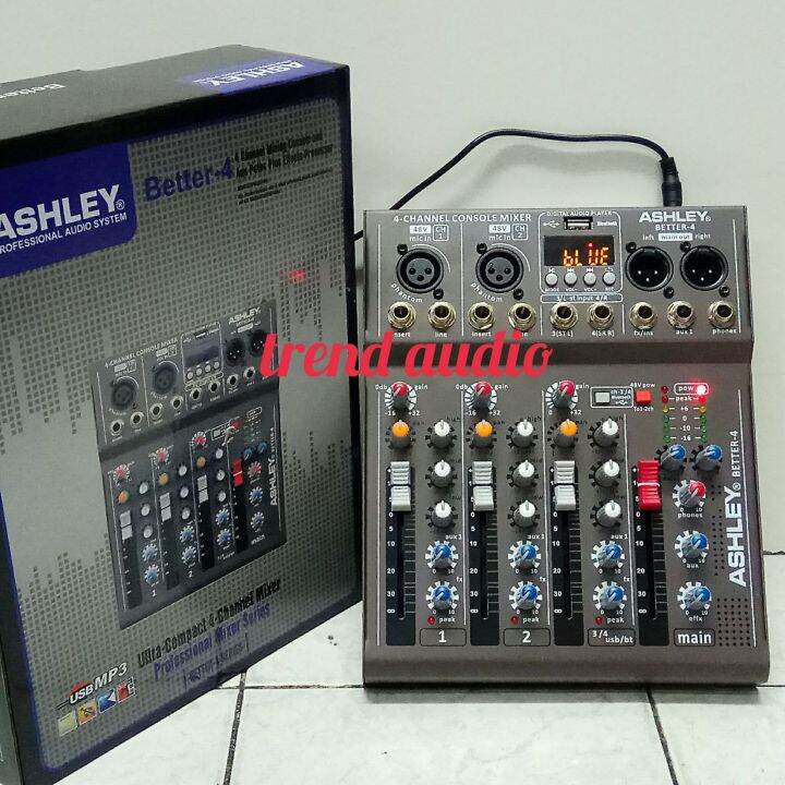 Mixer Audio Mini 4 Channel Lazada Indonesia