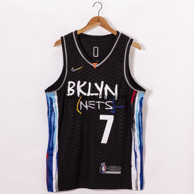 Ready Stock High Quality 2021-21 New Season NBA͛ Mens Brooklyn Nets 7 Kevin Durant Jersey City Black Basketball Jerseys