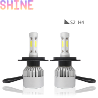 Shine 2x H4 HB2 9003 285000LM 1950W ชุดไฟหน้า LED Hi/Lo Beam bulb high Power 6000K