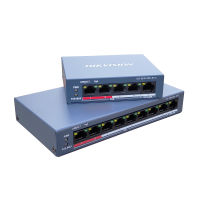 Hik PoE Switch พลังงานสูง 48V 4CH 8CH DS-3E0105P-E DS-3E0109P-E สวิตช์ที่ไม่มีการจัดการสําหรับระบบกล้อง IP