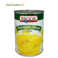 บรูค สับปะรดแว่นในน้ำเชื่อม 567 กรัม Brook Pineapple Slice 567 g.