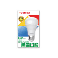 TOSHIBA หลอดไฟ LED A60 BULB 11 วัตต์ GEN 7 ขั้ว E27 ซุปเปอร์สว่างพิเศษ ประกัน 1 ปี มอก. EYE SAFETY มาตรฐานญีุปุ่น SURGE PROTECTION หลอดไฟโตชิบา Toshiba