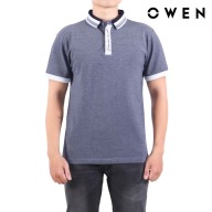 OWEN - Áo polo ngắn tay Bodyfit màu Xanh APV21866 thumbnail