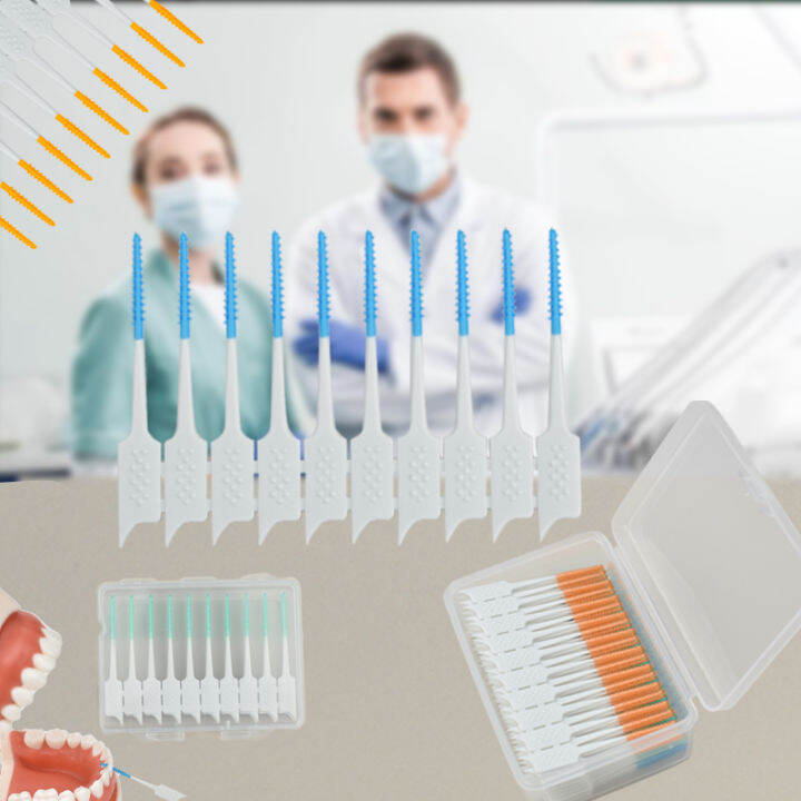 Interdental Silicone Brushes Dental Toothpicks Brush Between Teeth