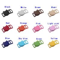 【cw】 10/100pcs 10mm Mixed Color Release Cat-Head Plastic Safty Breakaway for Collar Paracord Webbing Apparel Accessories