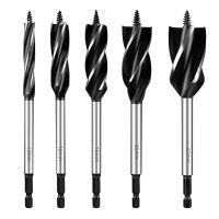 Woodworking support drill four-slot four-blade woodworking drill bit hexagon handle reaming drill hole opener 10-35mm WoodCutter