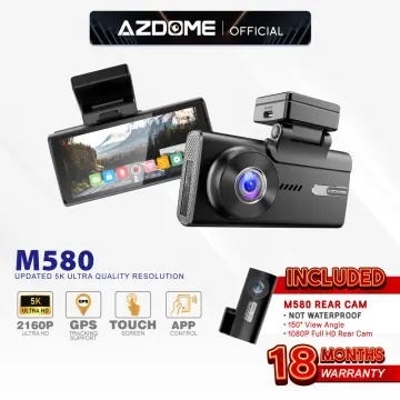Upgrade AZDOME Car DVR M550 Pro Dash Cam 4K 5.8Ghz WiFi 2 or 3 Cameras  Front/Cabin/Rear Cam GPS Night Vision Parking Monitor