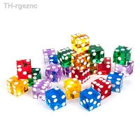 ☒✺ 19mm transparent Big Casino D6 mahjong board dice