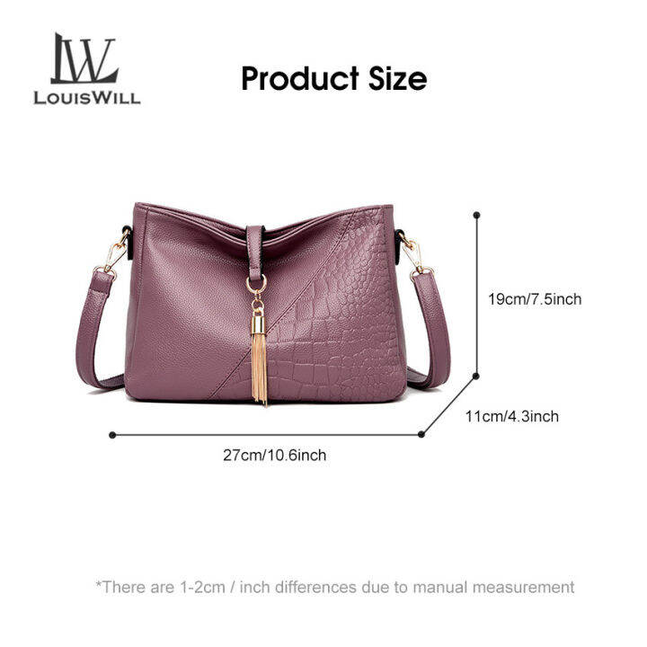 louiswill-women-s-bag-soft-leather-tassel-bag-single-shoulder-crossbody-bag-mother-s-bag-travel-bag-retro-cross-body-bag-large-capacity-crossbody-bag-casual-messenger-bags-for-female-กระเป๋า