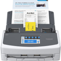 Fujitsu ScanSnap iX1600 Versatile Cloud Enabled Document Scanner for Mac or PC, White ScanSnap iX1600 White