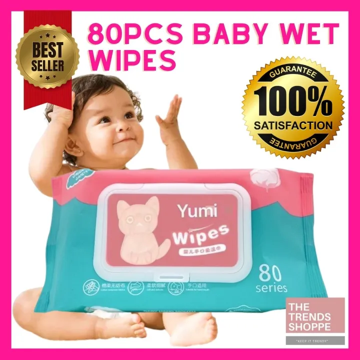 The Trends Shoppe Flash Sale! 80pcs per pack Sanitary Baby Wet Wipes