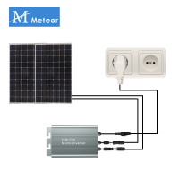 Solar Grid Tie Inverter MPPT 300W 350W 500W 600W 700W PV Modular Smart Micro Inverter ระบบ DC To AC เอาต์พุต120V230V อัตโนมัติ