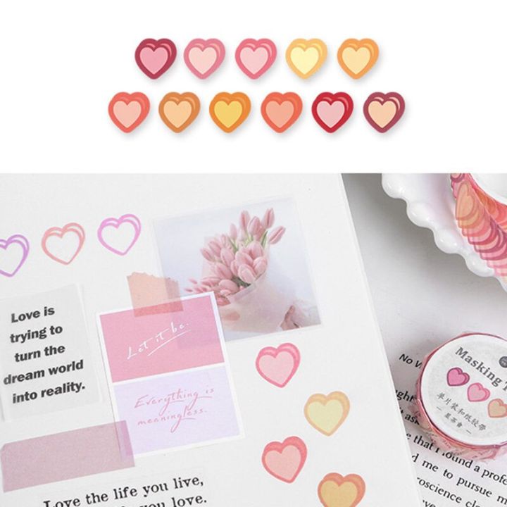 love-stickers-decorative-special-shaped-washi-tape-hand-account-material-decorative-stickers-stationery-stickers-diy-stickers
