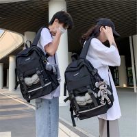 ?กระเป๋าเป้สะพายหลังคอมพิวเตอร์ กระเป๋านักเรียนหญิง 2021 แฟชั่นใหม่นักเรียนมัธยมต้นกระเป๋าเป้สะพายหลังชายญี่ปุ่น ins กระเป๋าเป้สะพายหลังคอมพิวเตอร์เดินทาง