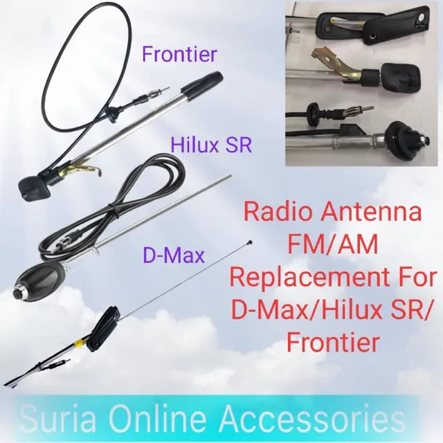 Radio Antenna Rod Replacement Toyota Hilux SR, Isuzu D Max, Nissan