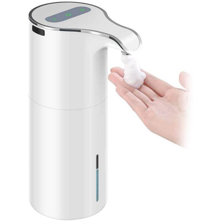 15oz-450ml-automatic-soap-dispenser-touchless-foaming-soap-dispenser-rechargeable-waterproof-foam-soap-pump-dispenser