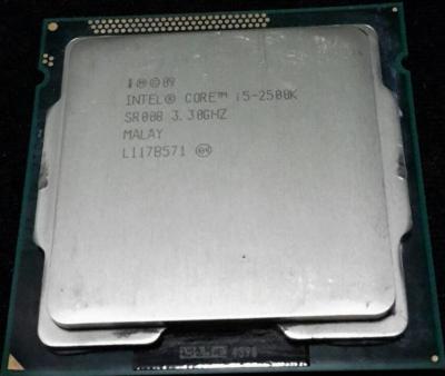 CPU  Intel Core i5 2500K (Gen 2) 3.3GHz Turbo 3.7GHz Cache 6MB socket LGA 1155 4Core 4Threads