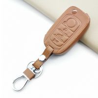 ✒ Fashion Style Leather Car Key Case Cover For FIAT 500 Panda Stilo Punto Doblo Grande Bravo 500 Ducato Minibus Car Accessories